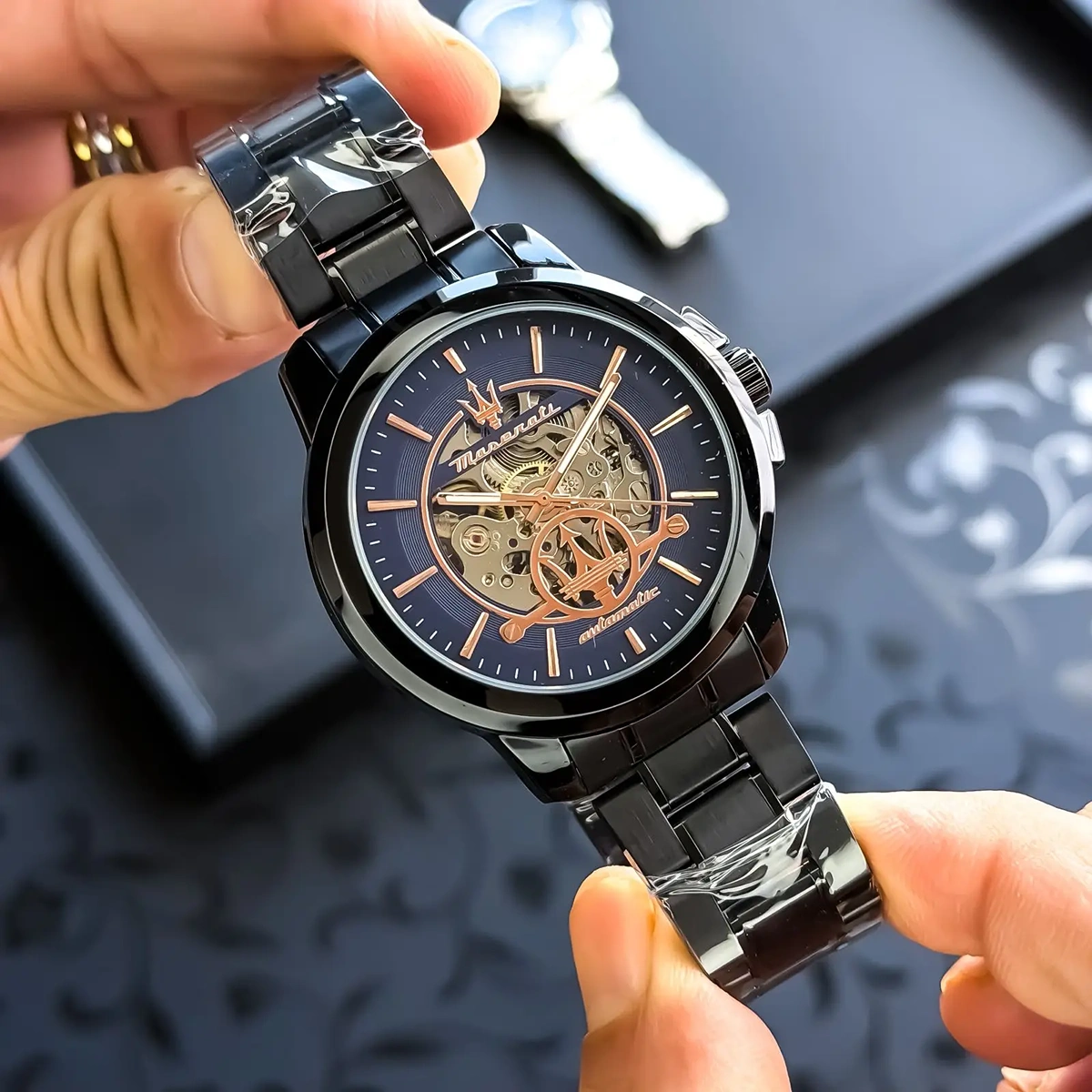 Elegant Maserati Watch Black Blue For Men (JH547) - stayhit.in Elegant Maserati Watch Black Blue For Men (JH547) - stayhit.in
