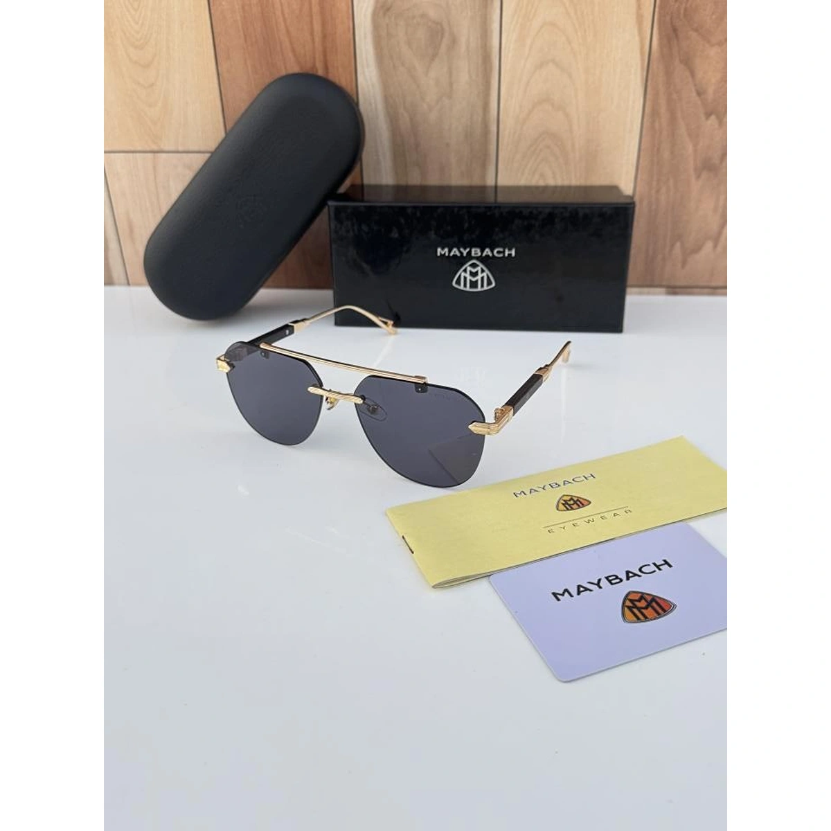 Elegant Maybach Sunglasses Gold Black For Men (BOT3571) - stayhit.in Elegant Maybach Sunglasses Gold Black For Men (BOT3571) - stayhit.in