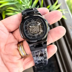 Elegant Patek Philippe Watch Full Black For Men (JH543) - stayhit.in