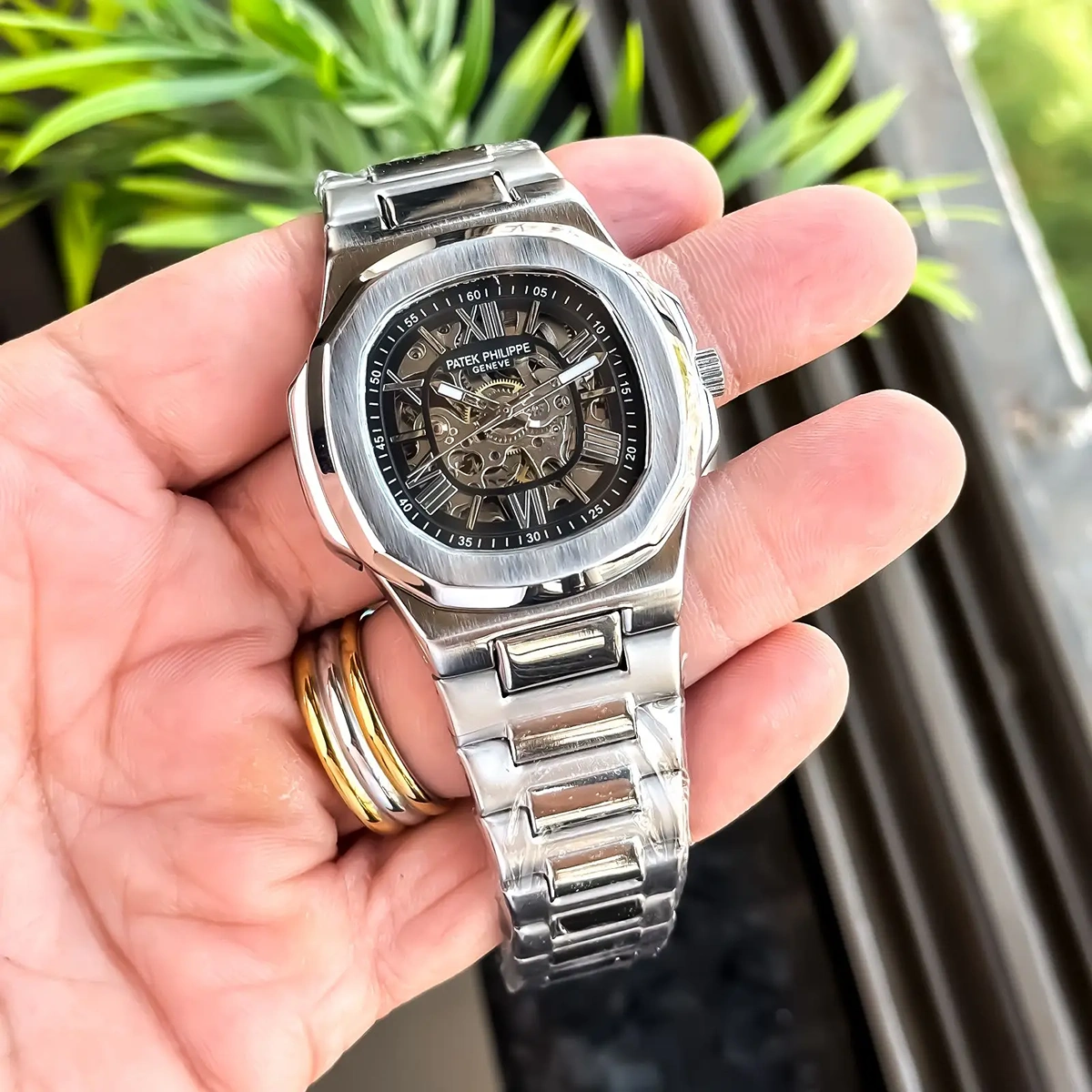 Elegant Patek Philippe Watch Silver Black For Men (JH544) - stayhit.in Elegant Patek Philippe Watch Silver Black For Men (JH544) - stayhit.in