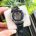 Elegant Rado Auto Watch Black For Men (FGS127) - stayhit.in