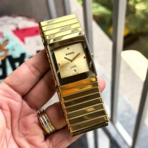 Elegant Rado Ceramic Watch Gold For Men (BOT3934) - stayhit.in