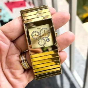 Elegant Rado Ceramic Watch Gold For Men (BOT3935) - stayhit.in