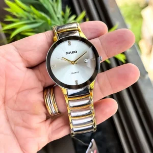 Elegant Rado Watch Silver Gold Silver For Men (JH532) - stayhit.in