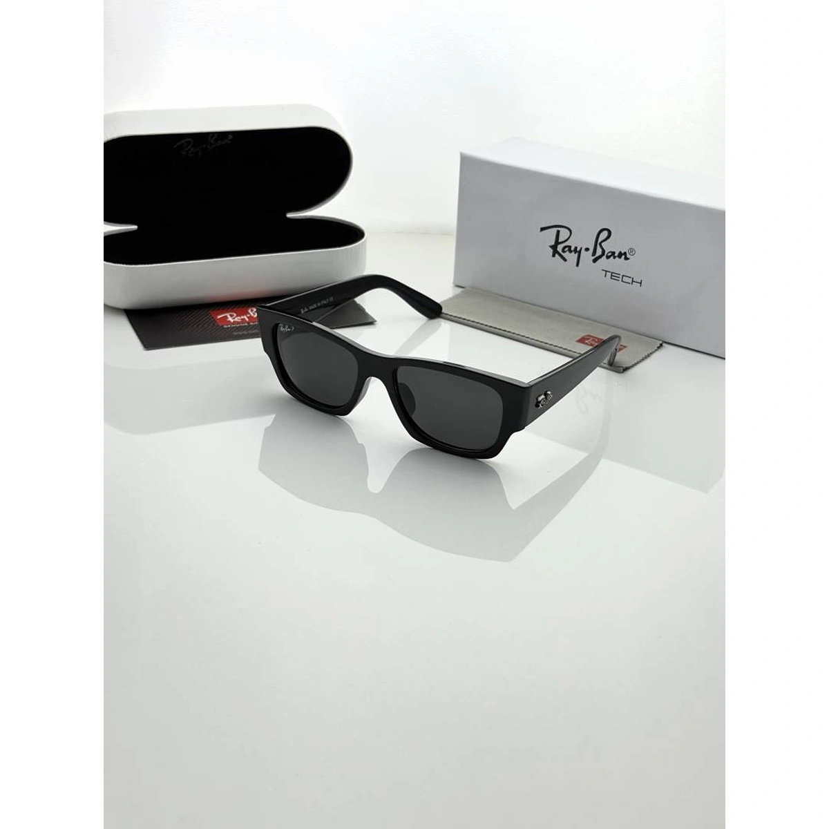 Elegant Rayban Sunglasses Black Black For Men (SOS370) - stayhit.in Elegant Rayban Sunglasses Black Black For Men (SOS370) - stayhit.in