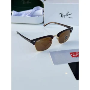 Elegant Rayban Sunglasses Brown Gold For Men (BOT3580) - stayhit.in