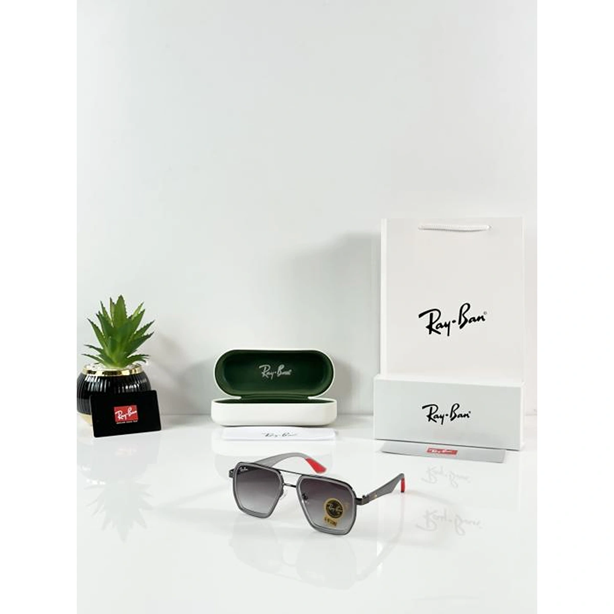 Elegant Rayban Sunglasses Grey Green For Men (BOT3570) - stayhit.in Elegant Rayban Sunglasses Grey Green For Men (BOT3570) - stayhit.in