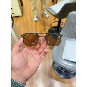 Elegant Rayban Sunglasses Olive Tiger Brown For Men (SOS363) - stayhit.in