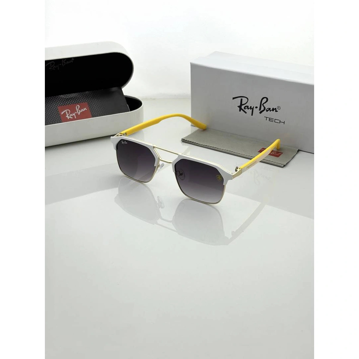 Elegant Rayban Sunglasses Yellow Black For Men (SOS347) - stayhit.in Elegant Rayban Sunglasses Yellow Black For Men (SOS347) - stayhit.in