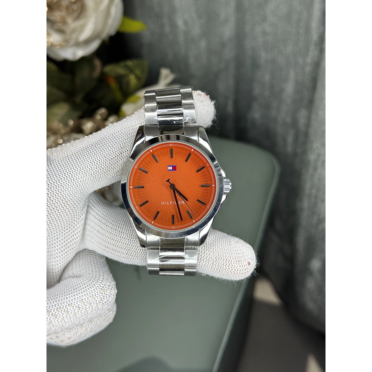 Elegant Tommy Hilfiger Bruce Watch Orange Dial For Men (JH637) - stayhit.in Elegant Tommy Hilfiger Bruce Watch Orange Dial For Men (JH637) - stayhit.in