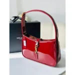 Elegant Ysl Saint Laurent Hobo Bag Red Gold With Og Box For Women (BOT3998) - stayhit.in