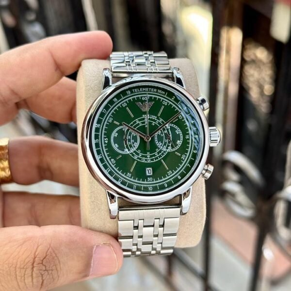 Emporio Armani AR11634 Watch Green Dial For Men Emporio Armani AR11634 Watch Green Dial For Men