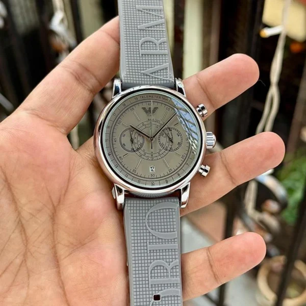 Emporio Armani AR11634 Watch Grey For Men Emporio Armani AR11634 Watch Grey For Men