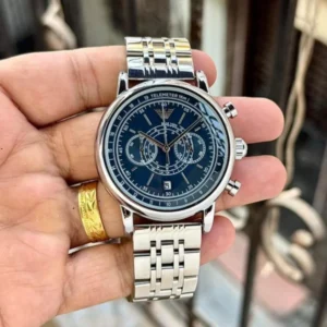 Emporio Armani AR11634 Watch Silver Blue For Men