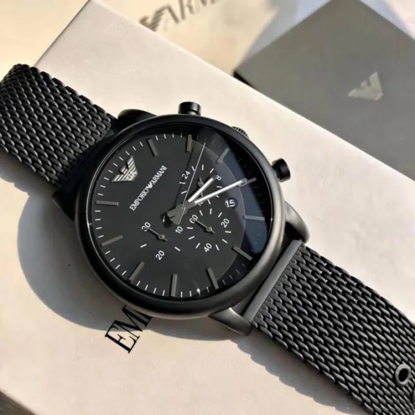 Emporio Armani Ar1968 Watch Black For Men Emporio Armani Ar1968 Watch Black For Men