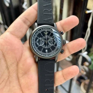 Emporio Armani Hampton Watch Black Strap For Men