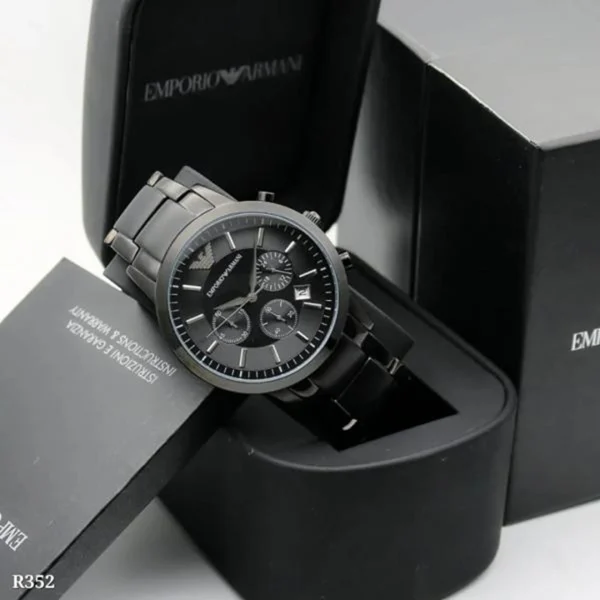 Emporio Armani Watch Black For Men