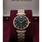 Emporio Armani Watch Copper Black For Women