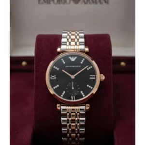 Emporio Armani Watch Copper Black For Women