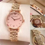 Emporio Armani Watch Copper Pink For Women