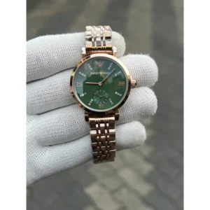Emporio Armani Watch Gold Green For Women