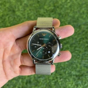 Emporio Armani Watch Green Dial All Working For Men