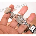 Emporio Armani Watch Silver Black Gold For Men