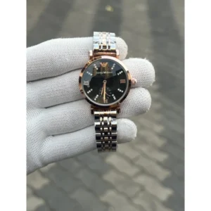 Emporio Armani Watch Two Tone Black For Women