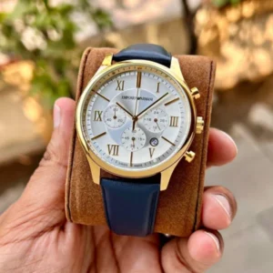 Emporio Armani Watch Two Tone For Men
