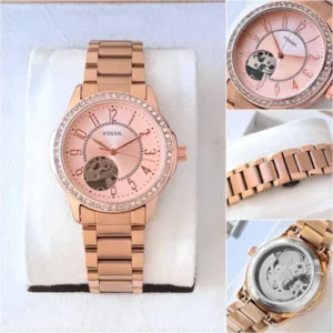 Fossil Architect Automatic Watch Copper Pink For Women