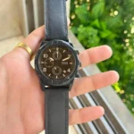 Fossil Bronson Chronograph Watch Black For Men