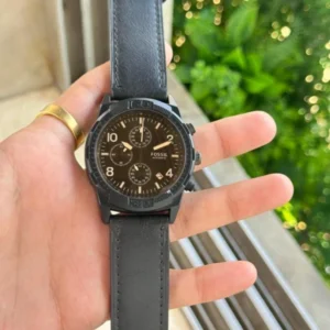 Fossil Bronson Chronograph Watch Black For Men