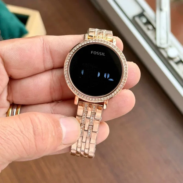 Fossil Digital Watch Rose Black For Women Fossil Digital Watch Rose Black For Women