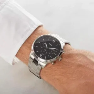 Fossil Neutra Watch Fs5384 Silver Black For Men