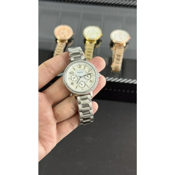 Fossil Tailor Watch Silver For Women Fossil Tailor Watch Silver For Women