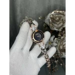 Gucci Rosegold Watch Black For Women