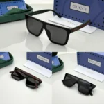 Gucci Sunglasses Black Green For Men