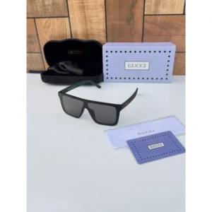 Gucci Sunglasses Black Green For Men