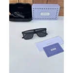 Gucci Sunglasses Black Green For Men