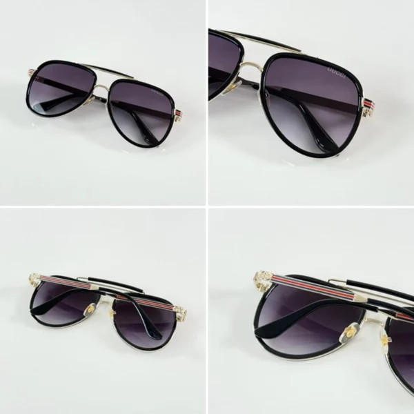 Gucci Sunglasses Gold Black For Men Gucci Sunglasses Gold Black For Men