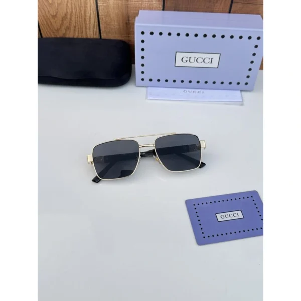 Gucci Sunglasses Gold Black For Men Gucci Sunglasses Gold Black For Men