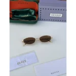 Gucci Sunglasses Gold Brown For Men