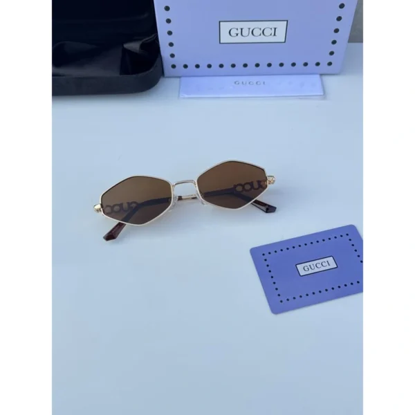 Gucci Sunglasses Gold Brown For Men Gucci Sunglasses Gold Brown For Men