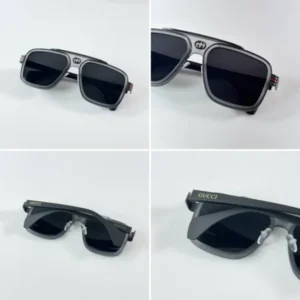 Gucci Sunglasses Mate Grey Black For Men