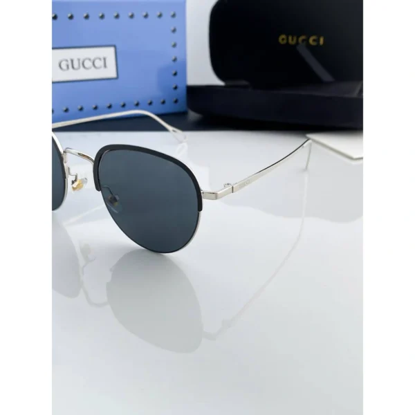 Gucci Sunglasses Silver Black For Men Gucci Sunglasses Silver Black For Men