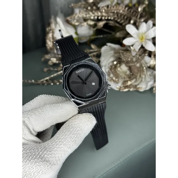Gucci Watch All Black For Men Gucci Watch All Black For Men