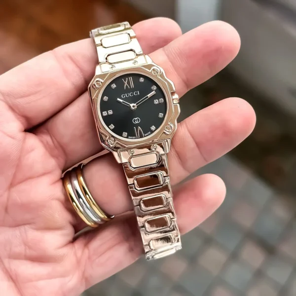 Gucci Watch Rose Black For Women Gucci Watch Rose Black For Women