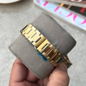 Guess Square Chronograph Watch Gold Black For Men