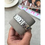 Guess Square Watch Silver Green For Men