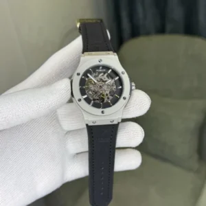 Hublot Automatic Watch Black Strap For Men